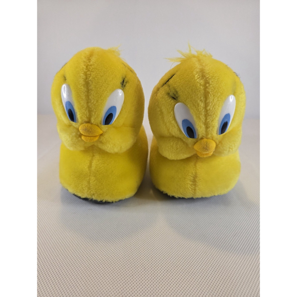 Warner Bros. Other - Vintage Looner Tunes Tweety Bird Yellow Kid Soft Slippers 2002 Unknown Size...